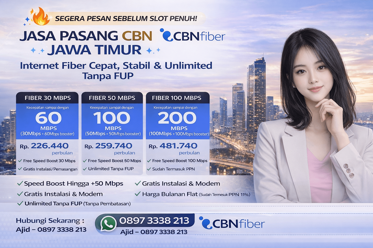 Jangkauan CBN Jawa Timur
