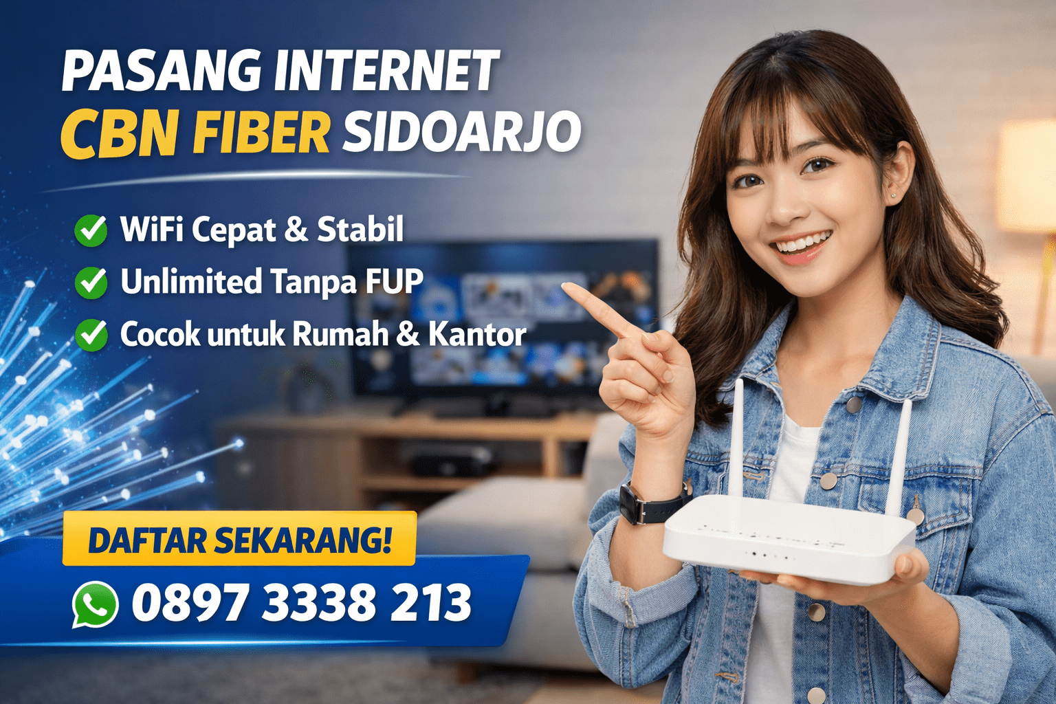 CBN Fiber di Sidoarjo