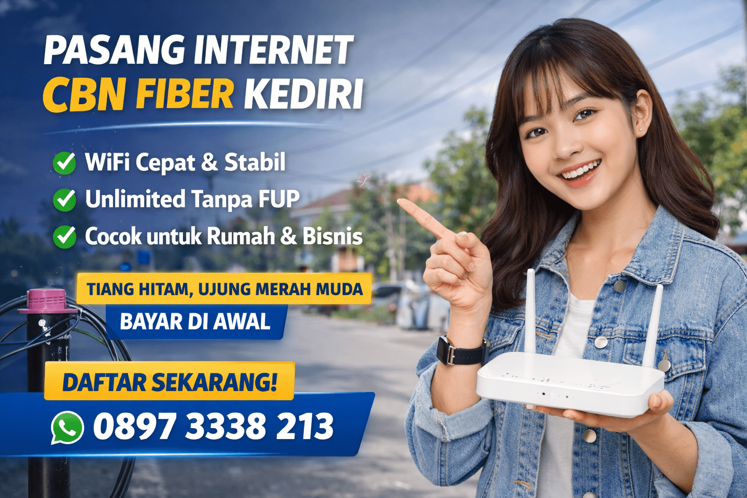 CBN Fiber di Kediri