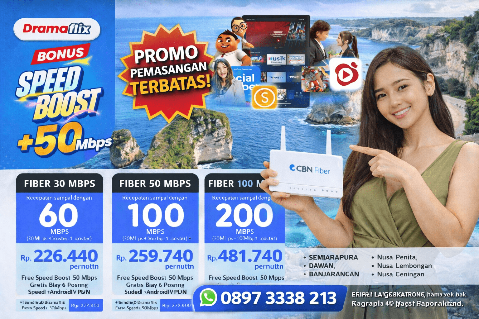CBN Fiber Klungkung